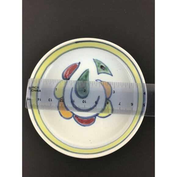 Vintage Buchan Stoneware Pottery Sutherland Coaster Trinket Scotland 4 1/8 - Picture 8 of 11